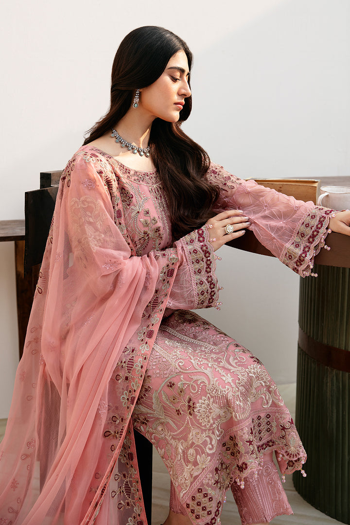 Ramsha | Chevron Chiffon Collection | A-805 - Official Ramsha - Agha Fabrics UK
