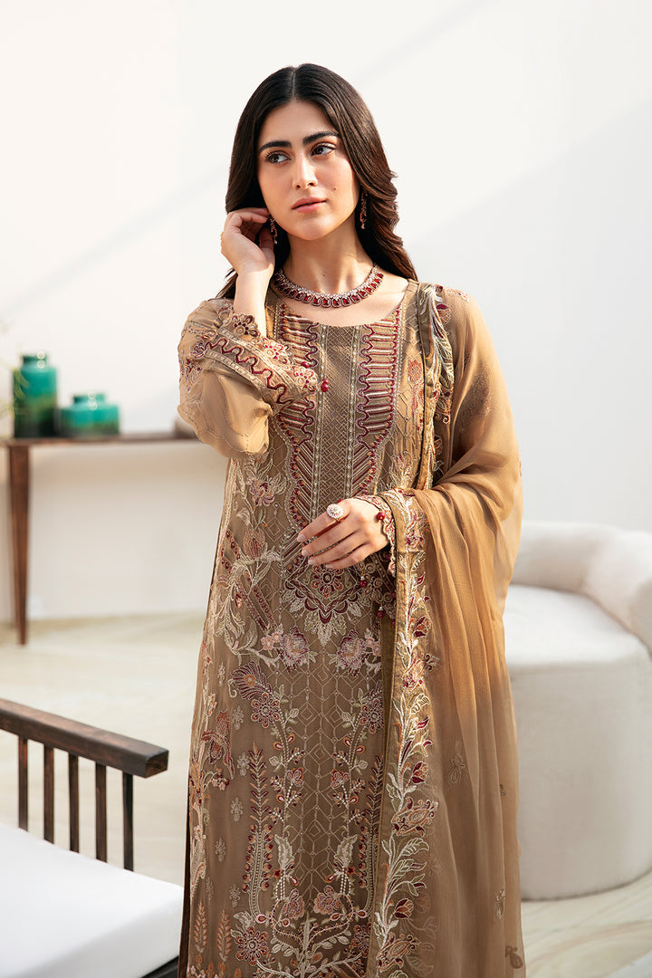 Ramsha | Chevron Chiffon Collection | A-812 - Official Ramsha - Agha Fabrics UK