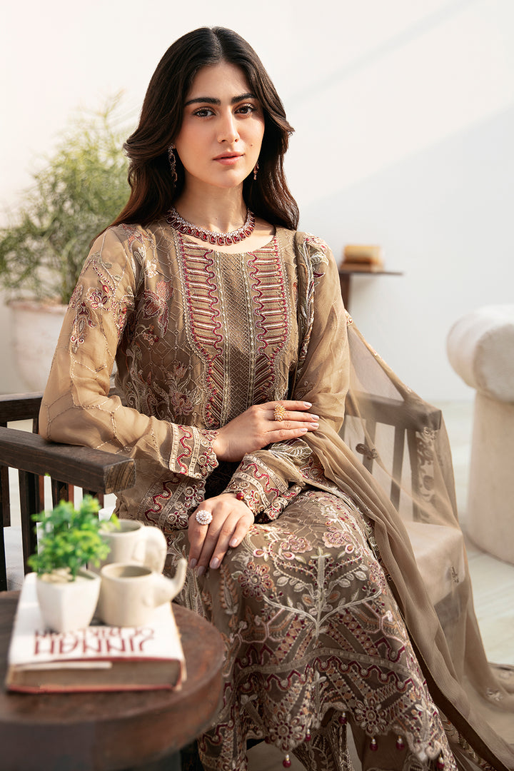 Ramsha | Chevron Chiffon Collection | A-812 - Official Ramsha - Agha Fabrics UK