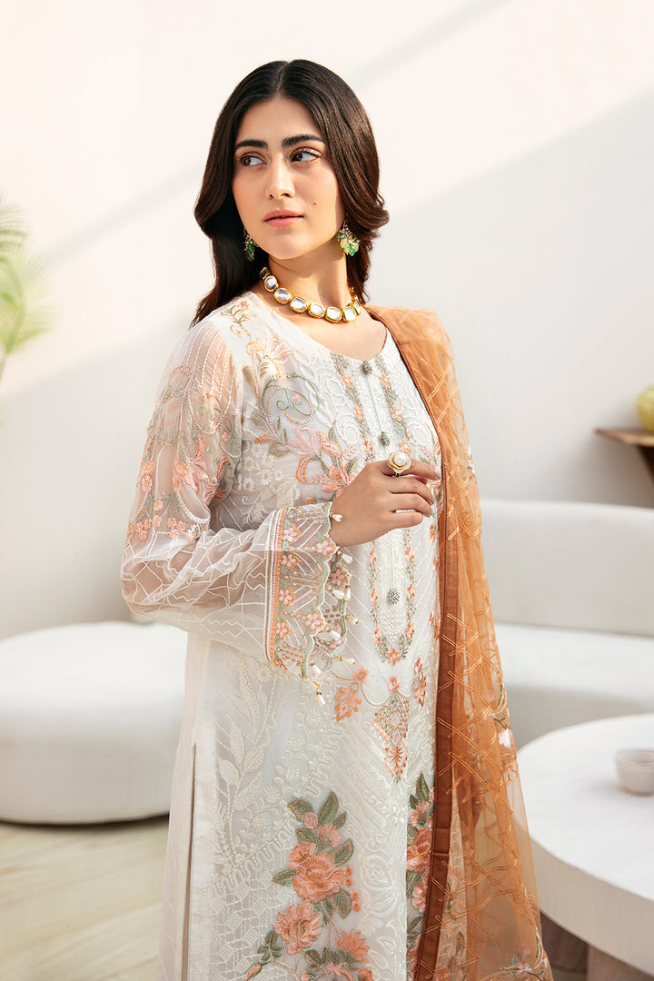Ramsha | Chevron Chiffon Collection | A-808 - Official Ramsha - Agha Fabrics UK