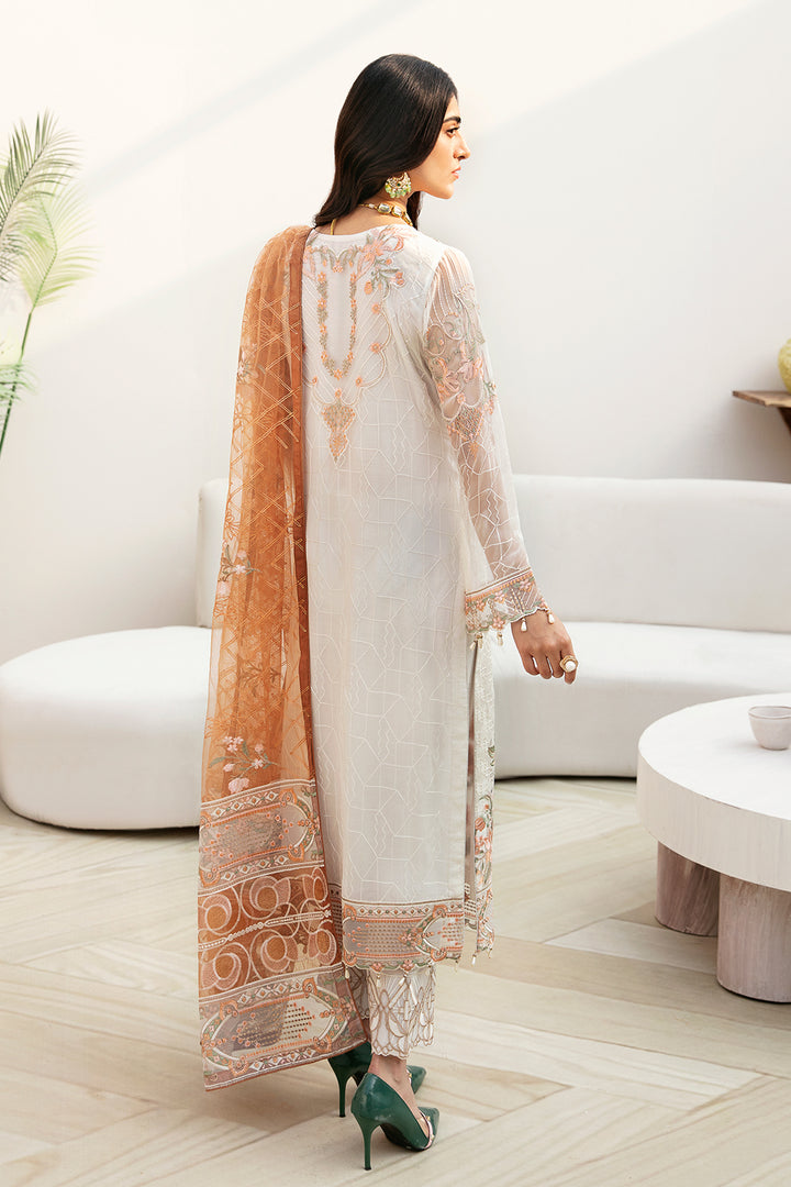 Ramsha | Chevron Chiffon Collection | A-808 - Official Ramsha - Agha Fabrics UK