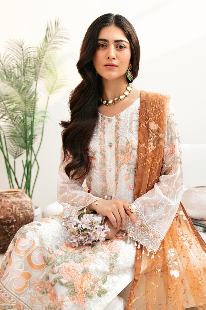 Ramsha | Chevron Chiffon Collection | A-808 - Official Ramsha - Agha Fabrics UK