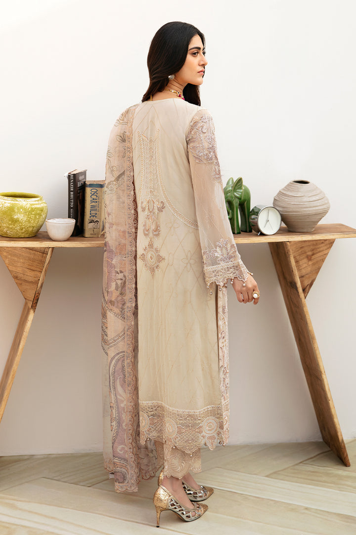 Ramsha | Chevron Chiffon Collection | A-802 - Official Ramsha - Agha Fabrics UK