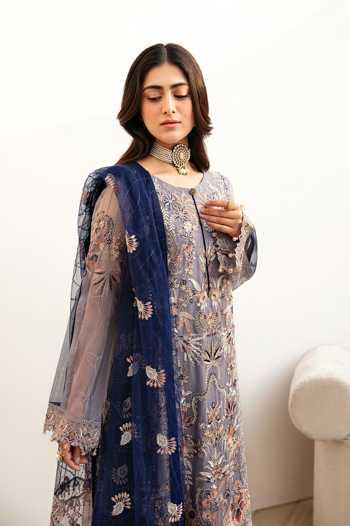 Ramsha | Chevron Chiffon Collection | A-809 - Official Ramsha - Agha Fabrics UK