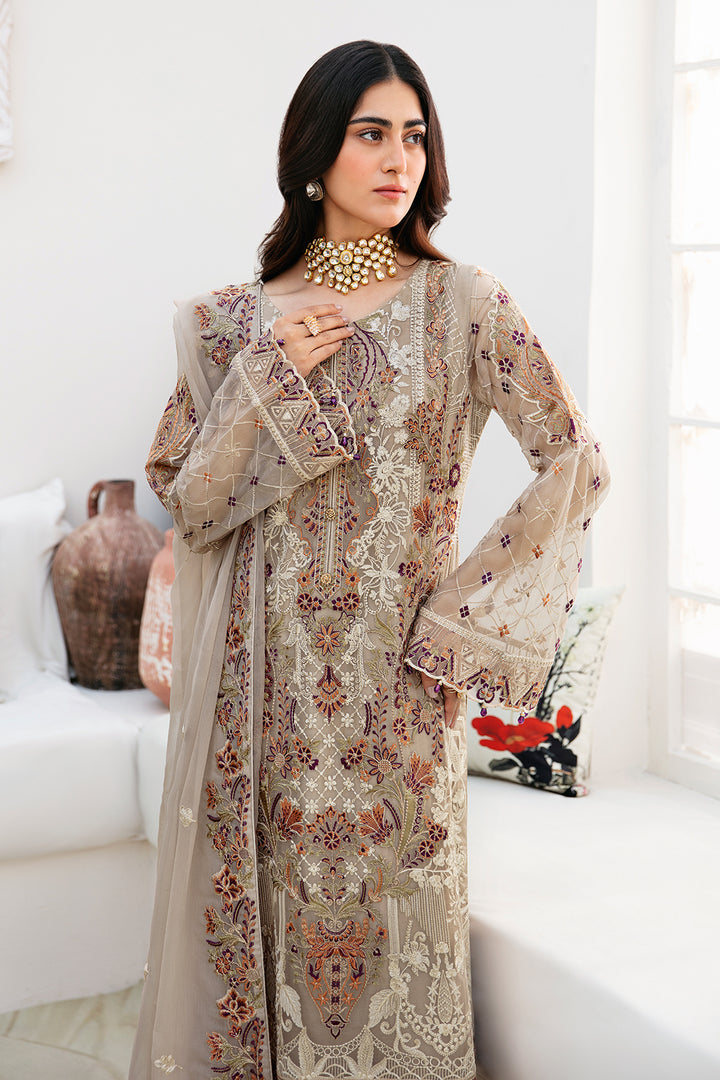 Ramsha | Chevron Chiffon Collection | A-806 - Official Ramsha - Agha Fabrics UK