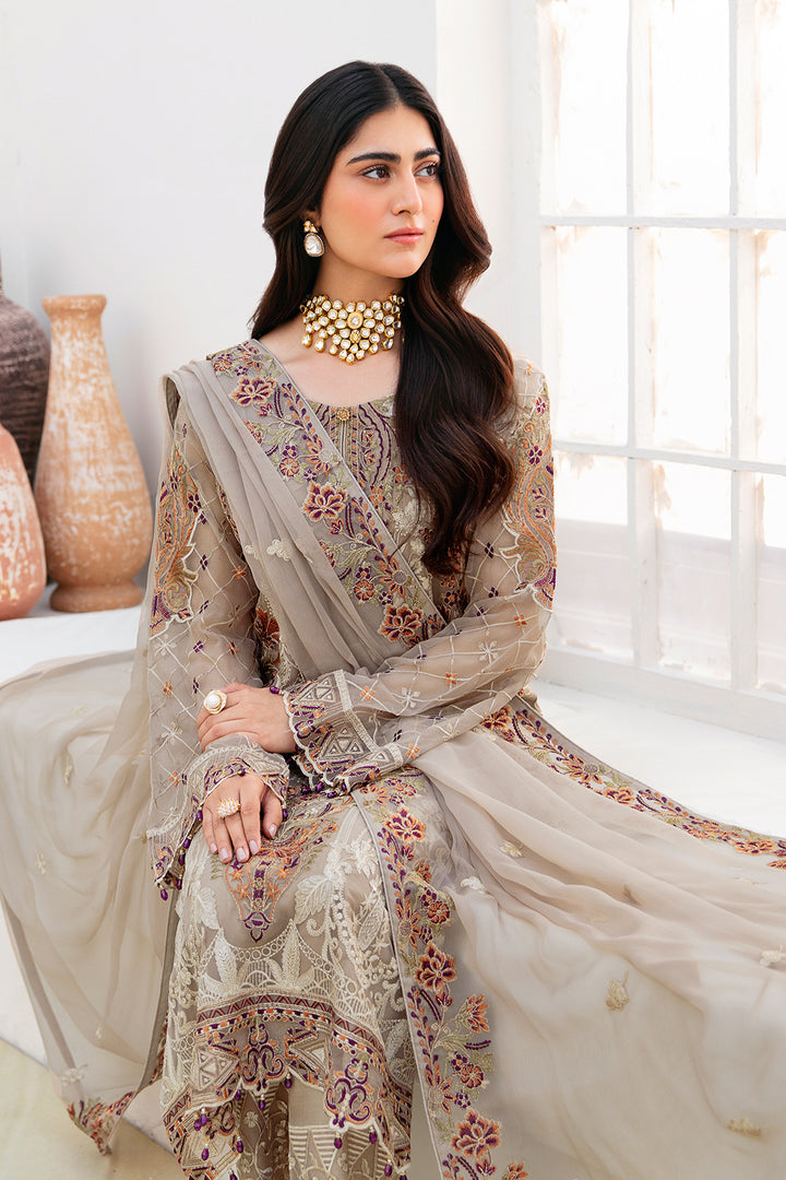 Ramsha | Chevron Chiffon Collection | A-806 - Official Ramsha - Agha Fabrics UK