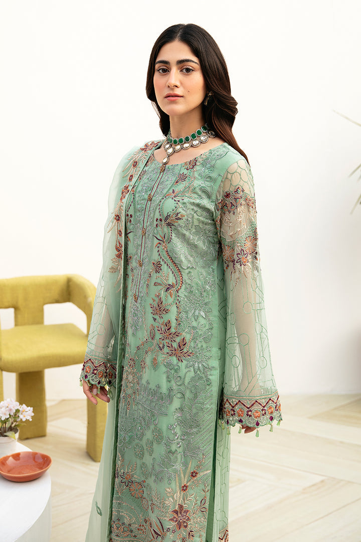 Ramsha | Chevron Chiffon Collection | A-804 - Official Ramsha - Agha Fabrics UK