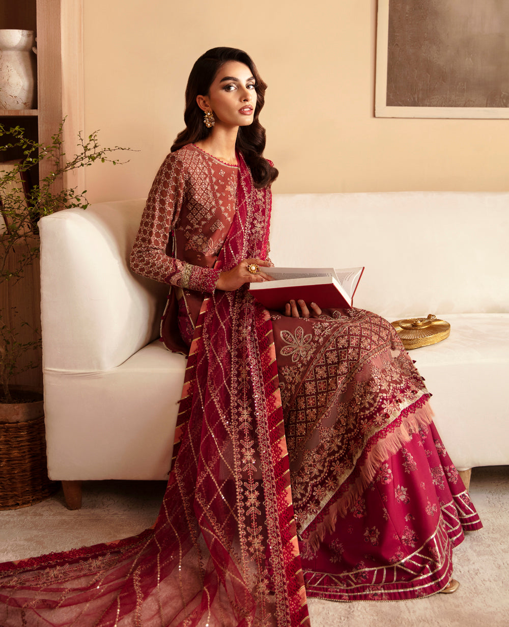 Xenia Formals | Raahi Luxury Formals | ISHAMA - Official Xenia Formals - Agha Fabrics UK