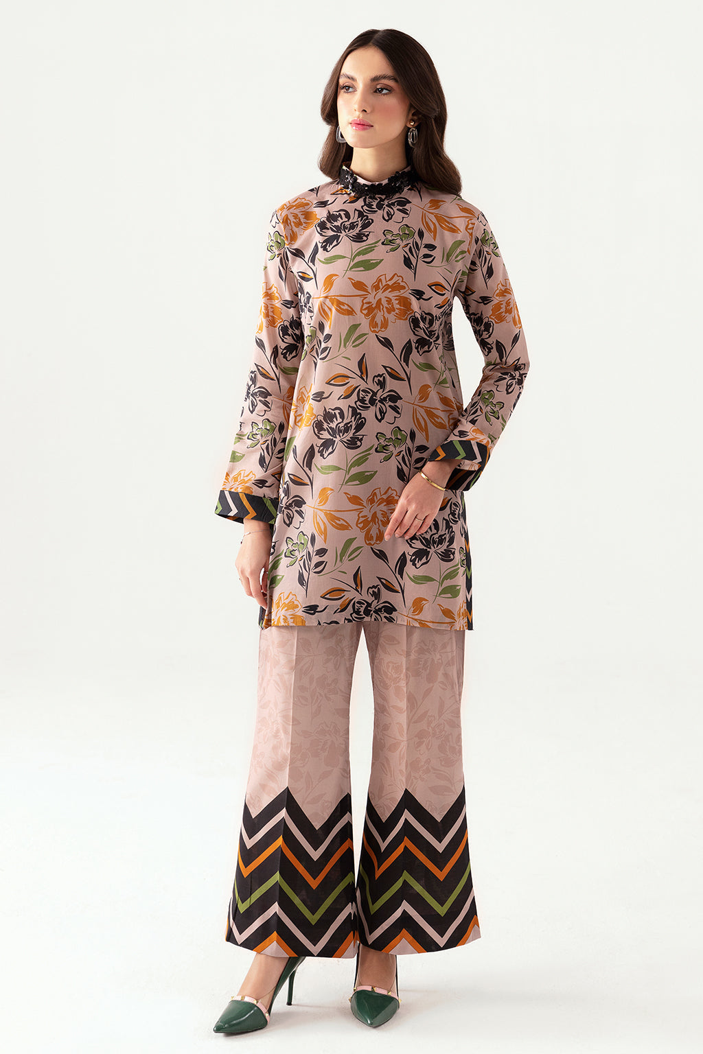 Ramsha | Pinted Lawn | RP-106 - Official Ramsha - Agha Fabrics UK