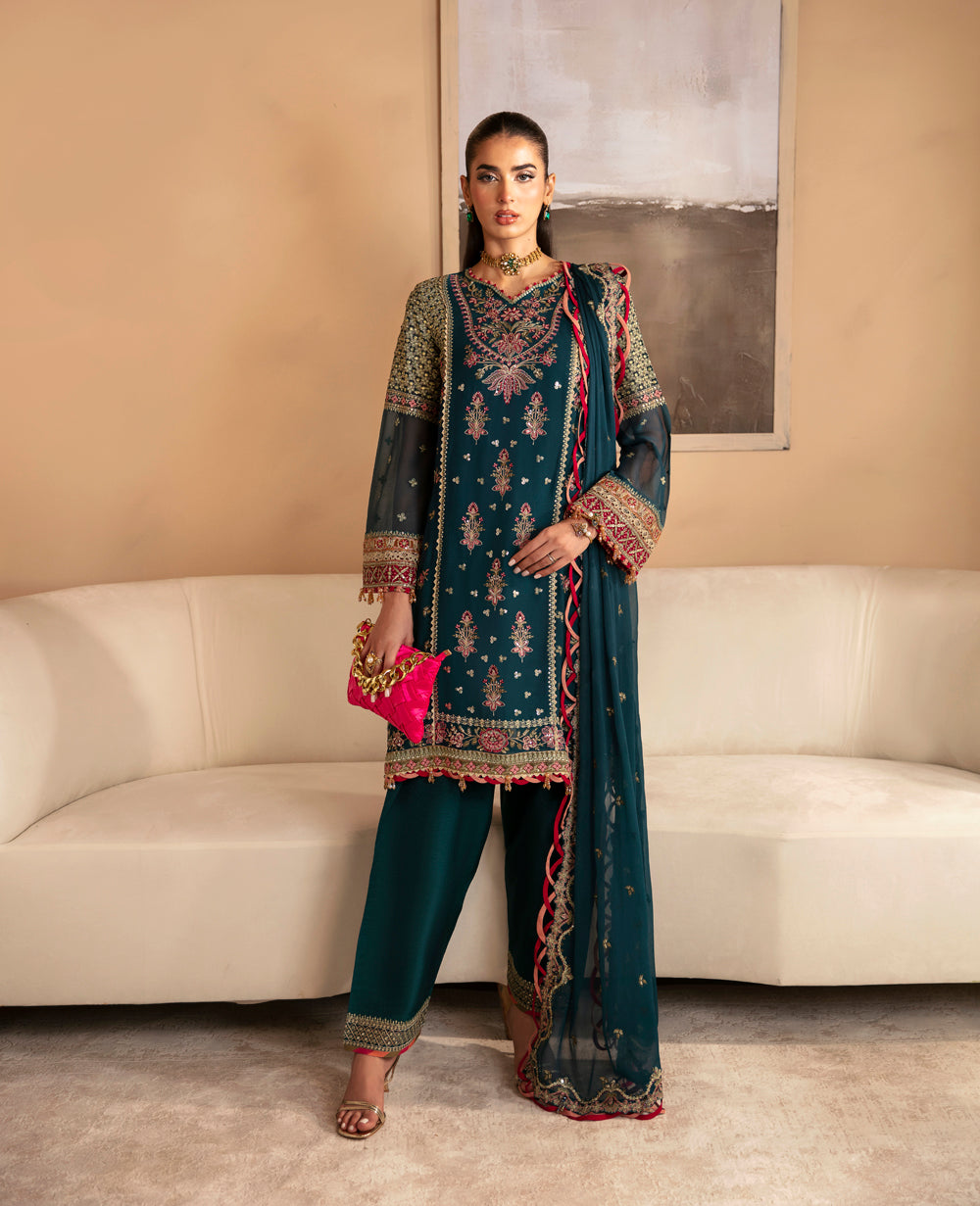 Xenia Formals | Raahi Luxury Formals | NEHMAT - Official Xenia Formals - Agha Fabrics UK