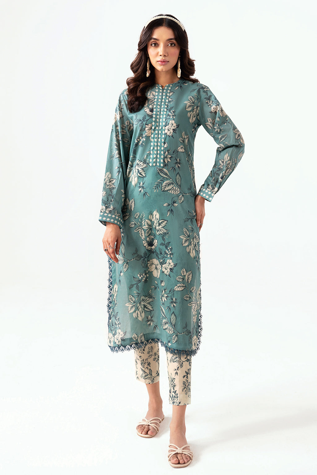 Ramsha | Pinted Lawn | RP-104 - Official Ramsha - Agha Fabrics UK