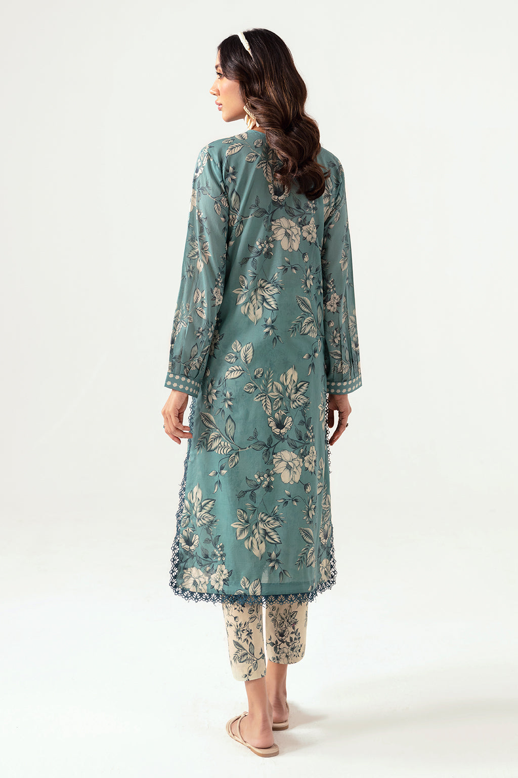 Ramsha | Pinted Lawn | RP-104 - Official Ramsha - Agha Fabrics UK