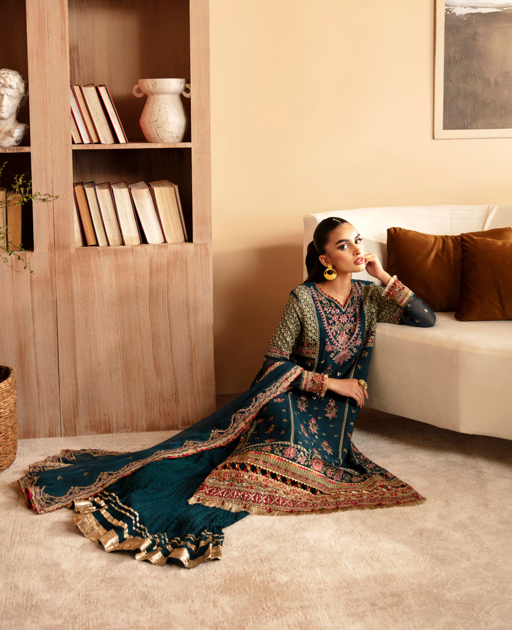 Xenia Formals | Raahi Luxury Formals | NEHMAT - Official Xenia Formals - Agha Fabrics UK
