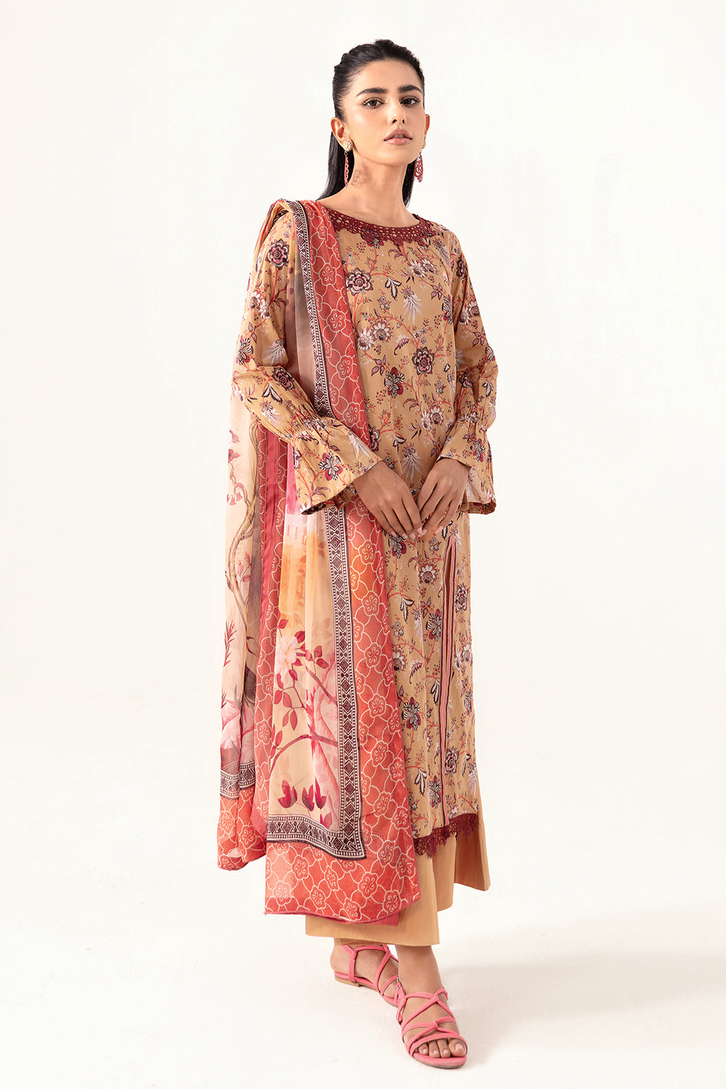 Ramsha | Pinted Lawn | RP-112 - Official Ramsha - Agha Fabrics UK