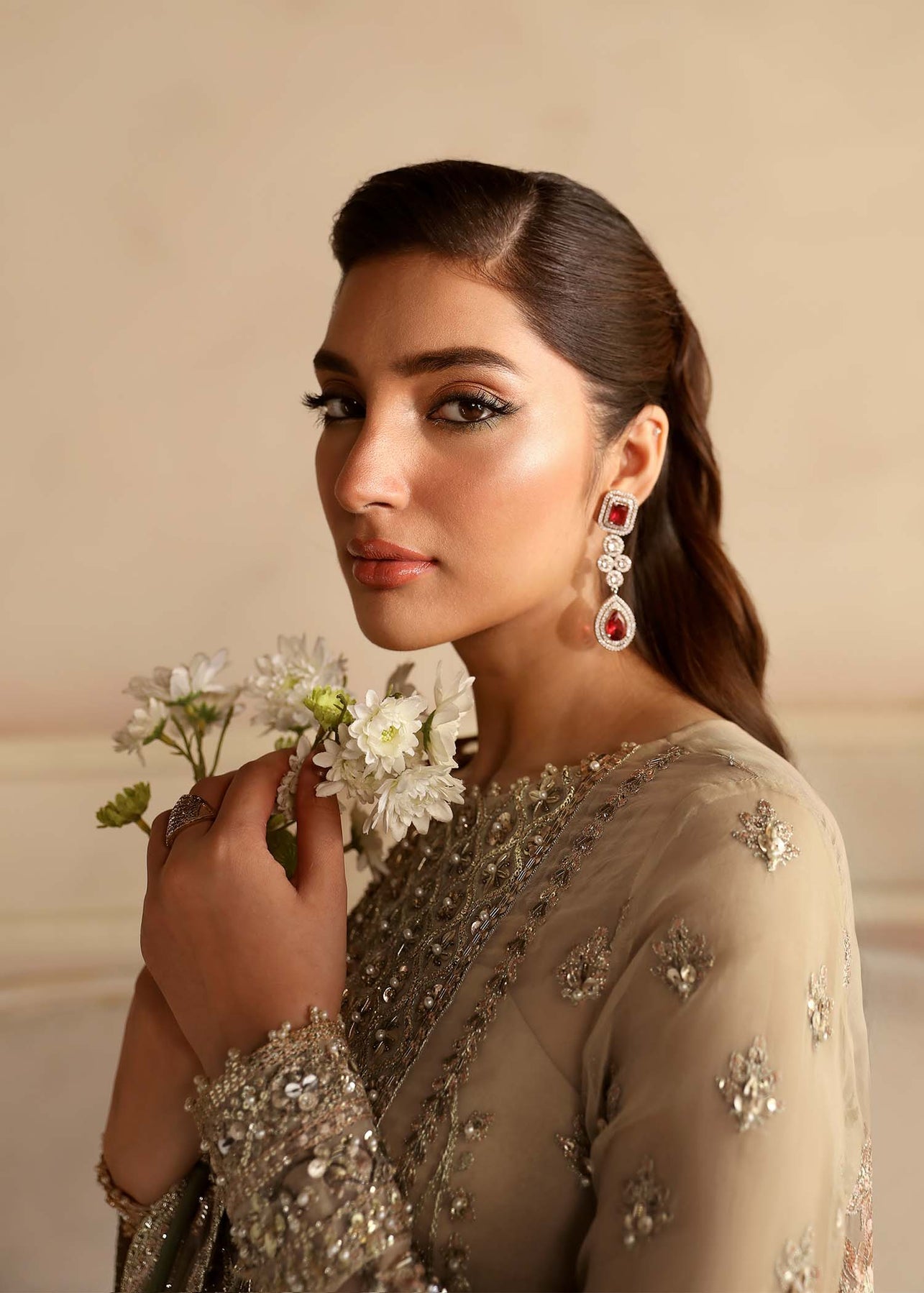 Akbar Aslam | Aleia Luxury Formals | Nacar - Official Akbar Aslam - Agha Fabrics UK