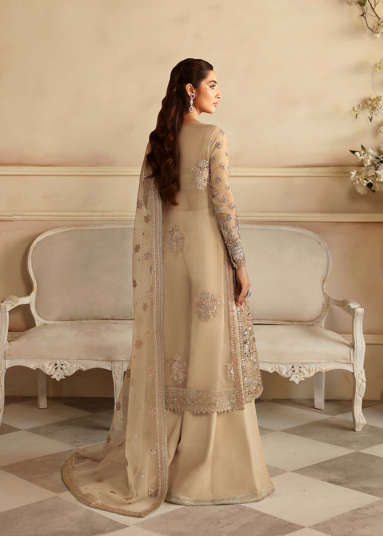 Akbar Aslam | Aleia Luxury Formals | Nacar - Official Akbar Aslam - Agha Fabrics UK