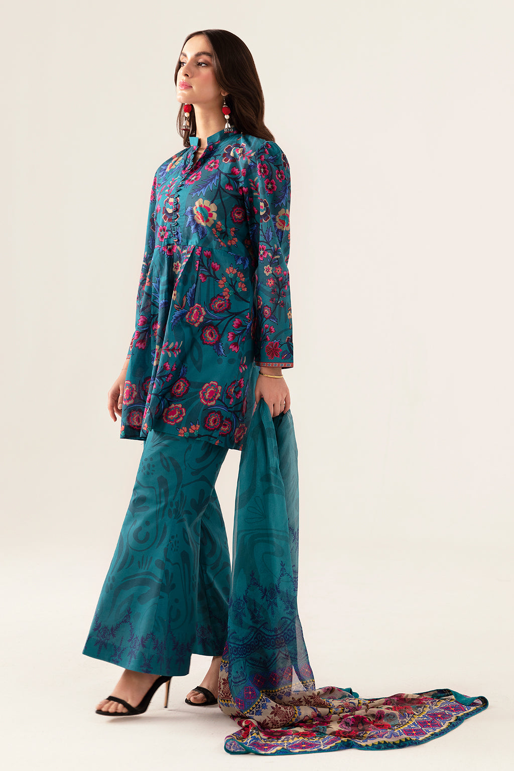 Ramsha | Pinted Lawn | RP-108 - Official Ramsha - Agha Fabrics UK