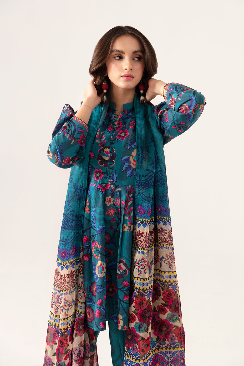 Ramsha | Pinted Lawn | RP-108 - Official Ramsha - Agha Fabrics UK