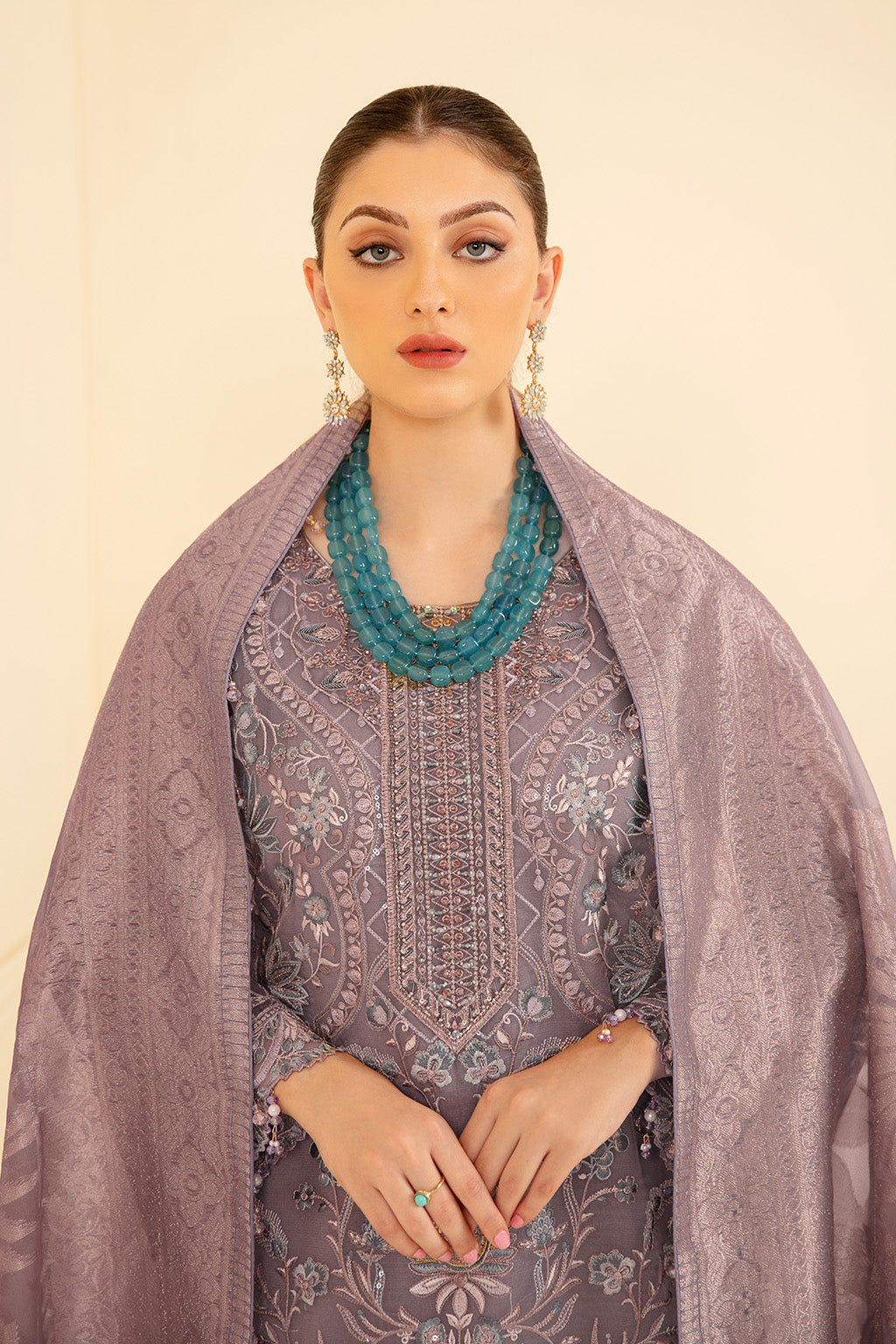 Ramsha | Minhal Organza Collection | M-709 - Official Ramsha - Agha Fabrics UK