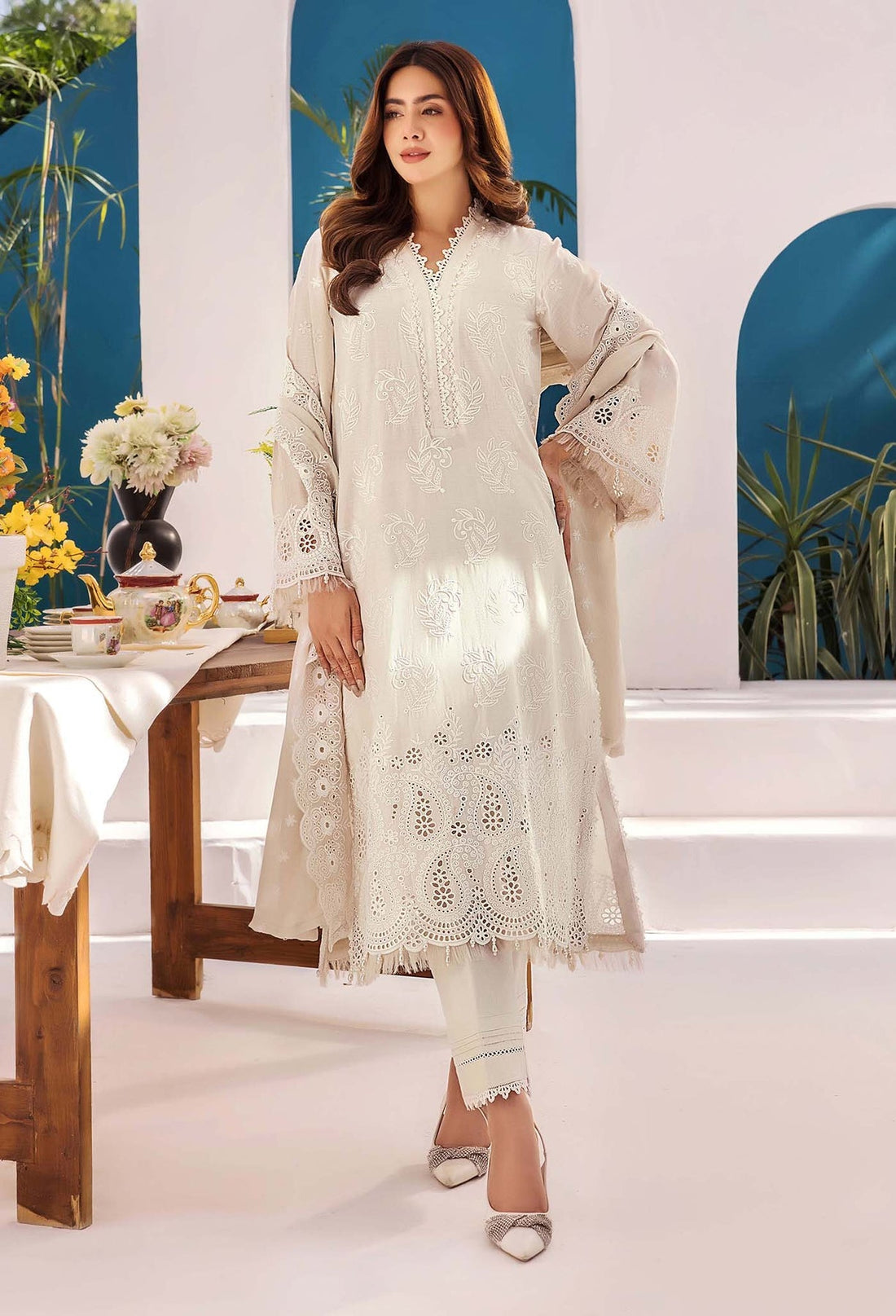 Adans Libas | Stella Chikankari 25 | 1024 - Official Adans Libas - Agha Fabrics UK