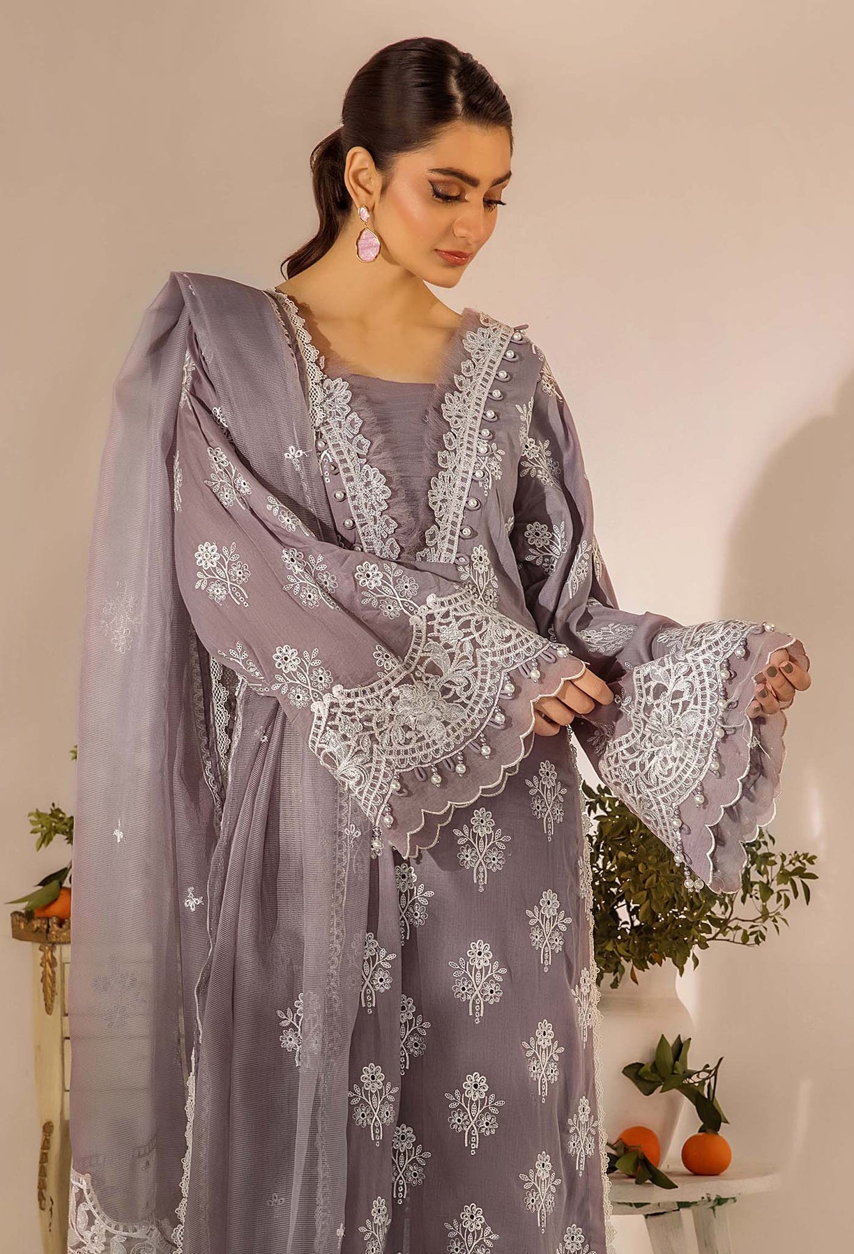 Adans Libas | Chikankari 25 | 4777 - Official Adans Libas - Agha Fabrics UK