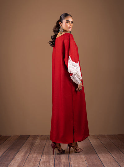 Zainab Chottani | The Kaftan Edit | Radiant Red - Official Zainab Chottani - Agha Fabrics UK