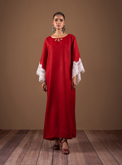 Zainab Chottani | The Kaftan Edit | Radiant Red - Official Zainab Chottani - Agha Fabrics UK