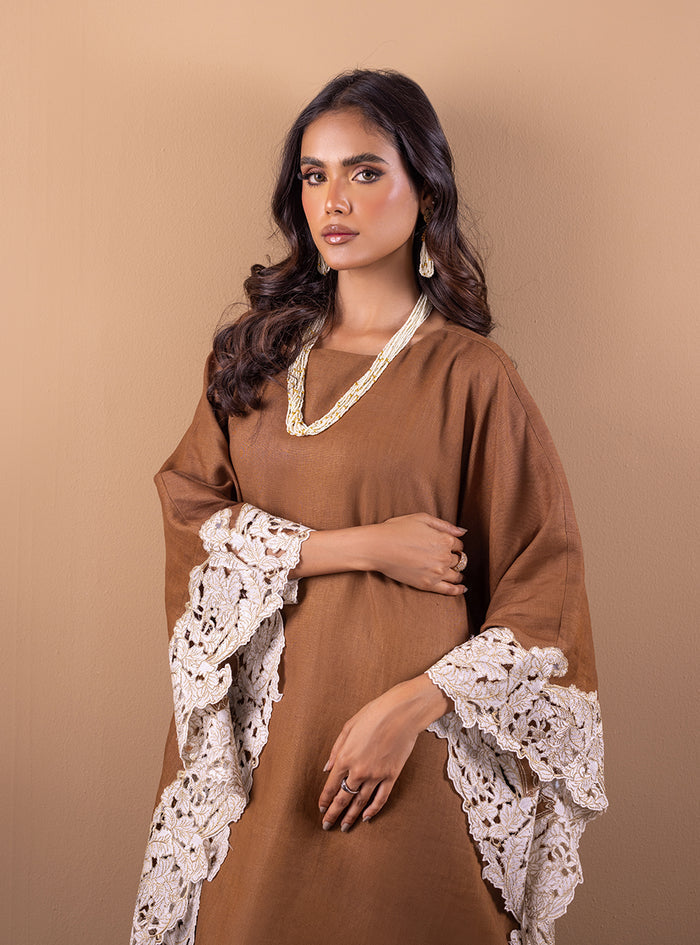 Zainab Chottani | The Kaftan Edit | Cinnamon Sand - Official Zainab Chottani - Agha Fabrics UK