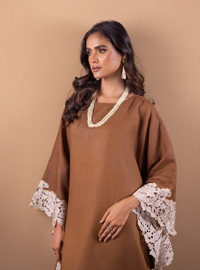 Zainab Chottani | The Kaftan Edit | Cinnamon Sand - Official Zainab Chottani - Agha Fabrics UK
