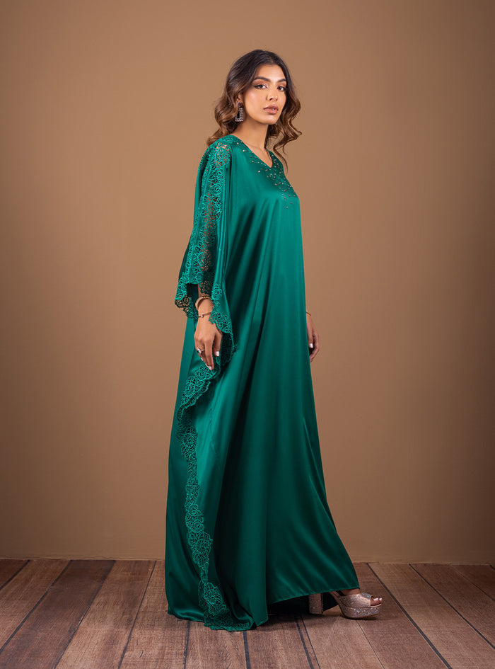 Zainab Chottani | The Kaftan Edit | Emerald Wishes - Official Zainab Chottani - Agha Fabrics UK