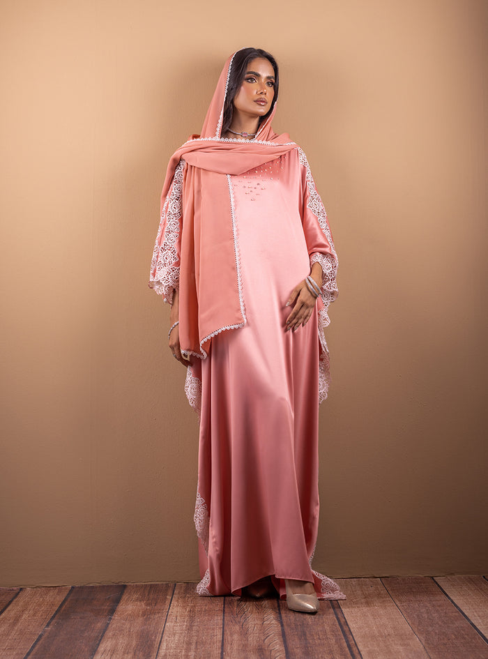 Zainab Chottani | The Kaftan Edit | Coral Blossom - Official Zainab Chottani - Agha Fabrics UK