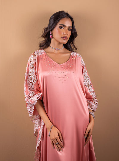 Zainab Chottani | The Kaftan Edit | Coral Blossom - Official Zainab Chottani - Agha Fabrics UK