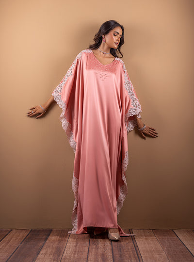 Zainab Chottani | The Kaftan Edit | Coral Blossom - Official Zainab Chottani - Agha Fabrics UK