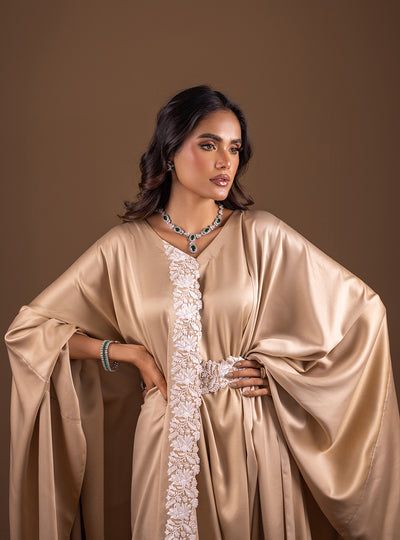Zainab Chottani | The Kaftan Edit | Butter Vanila Flair - Official Zainab Chottani - Agha Fabrics UK