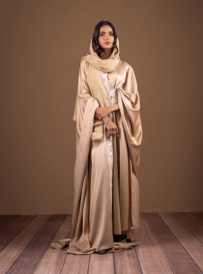 Zainab Chottani | The Kaftan Edit | Butter Vanila Flair - Official Zainab Chottani - Agha Fabrics UK