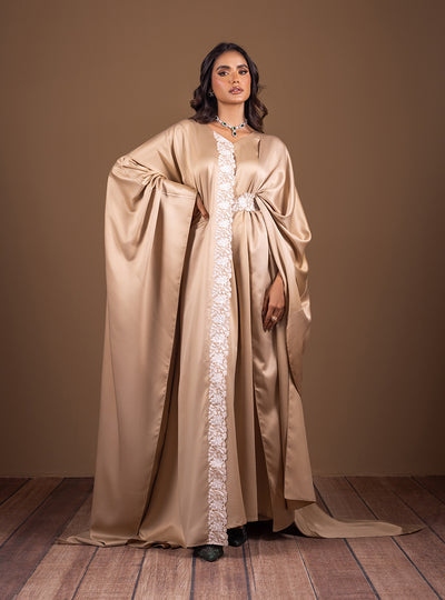 Zainab Chottani | The Kaftan Edit | Butter Vanila Flair - Official Zainab Chottani - Agha Fabrics UK