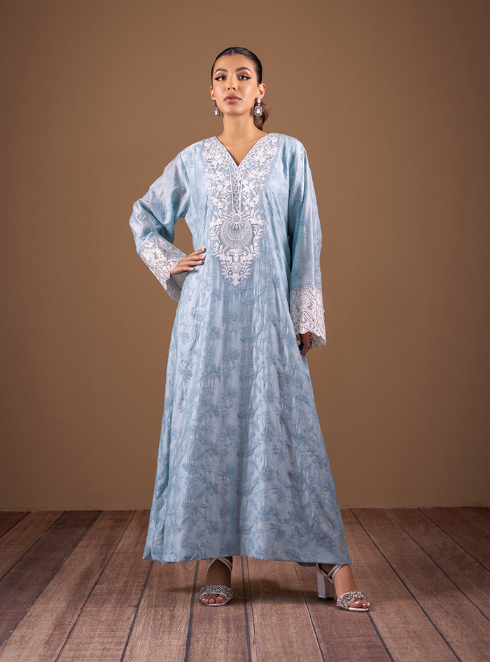 Zainab Chottani | The Kaftan Edit | Aqua Sophistication - Official Zainab Chottani - Agha Fabrics UK