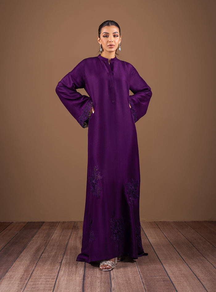 Zainab Chottani | The Kaftan Edit | Purple Night - Official Zainab Chottani - Agha Fabrics UK