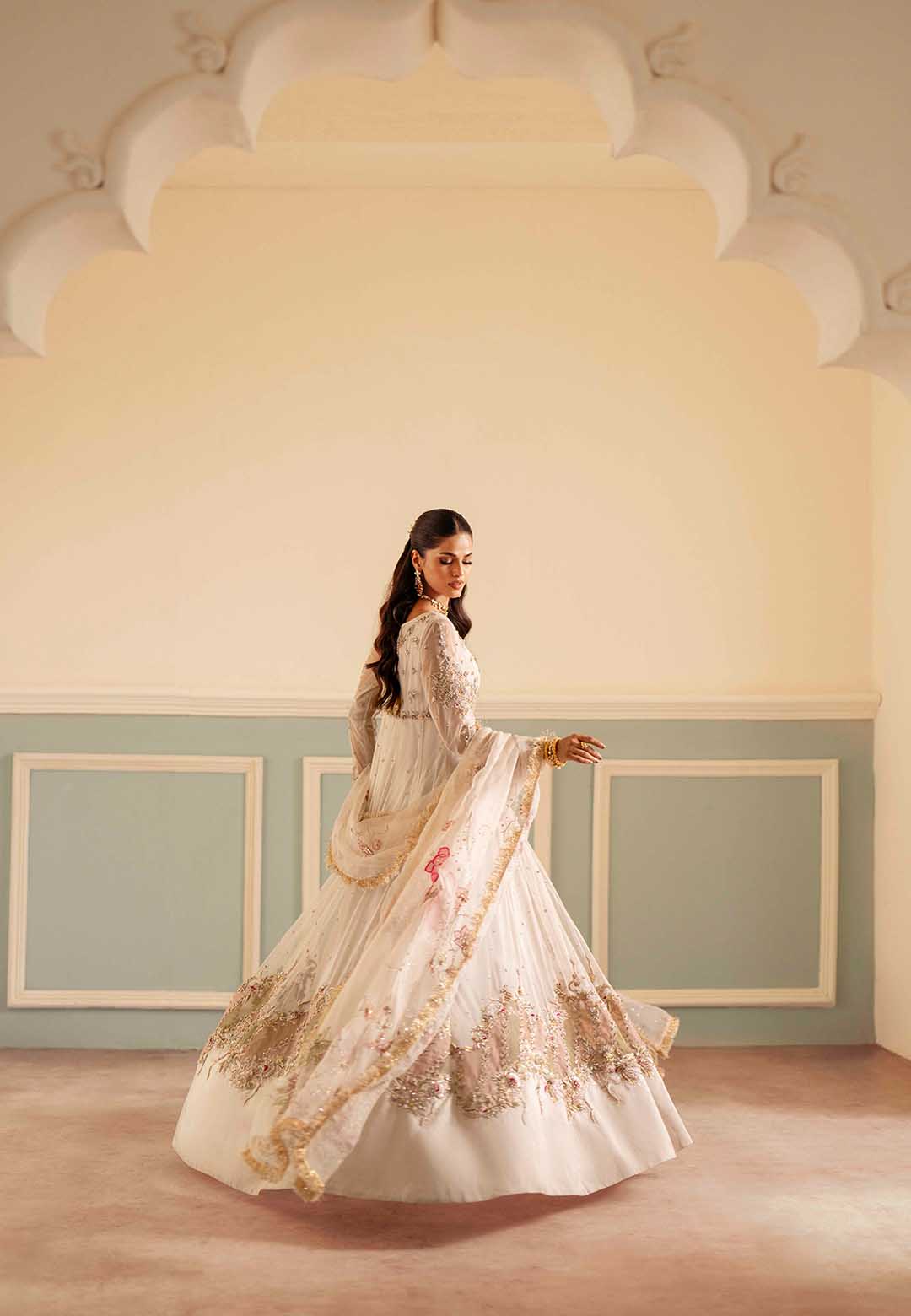 Ayesha and Usman | Haq e Meher | SAANJH - Official Ayesha and Usman - Agha Fabrics UK