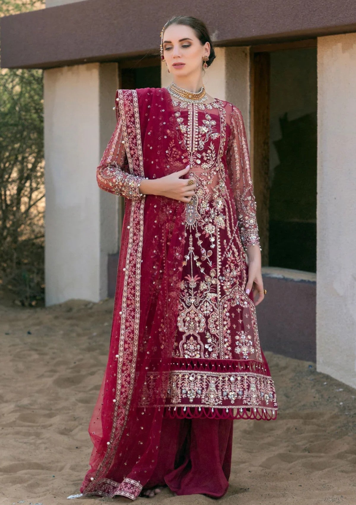 Formals - Kara - Luxe Volume II - 08 Berry Charm - Official Kara - Agha Fabrics UK