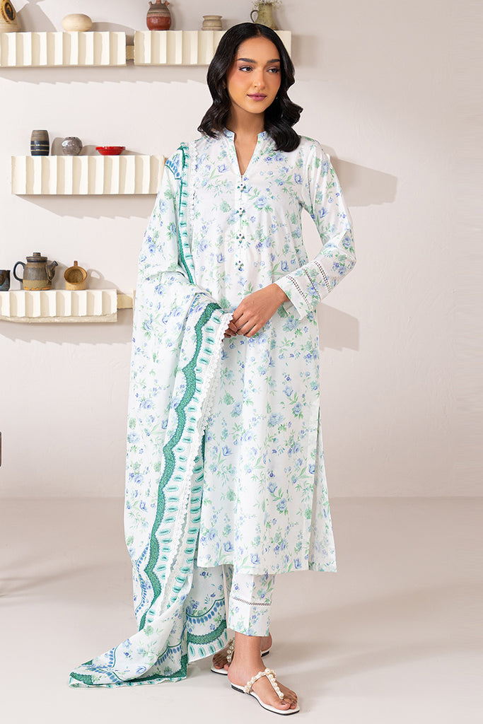 Cross Stitch | Daily Wear | MAJESTIC WHITE - Official Cross Stitch - Agha Fabrics UK