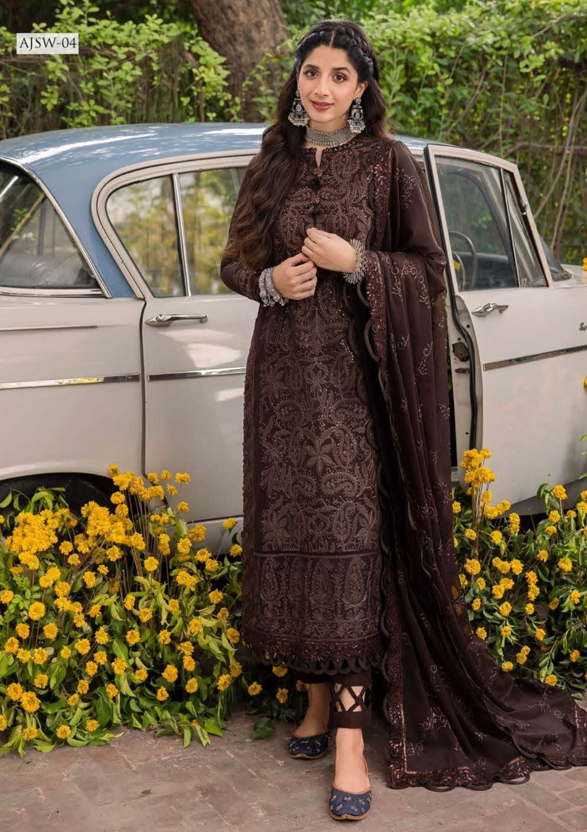 Formal Collection - Asim Jofa - Shadow Work - AJSW#04 - Official Asim Jofa - Agha Fabrics UK