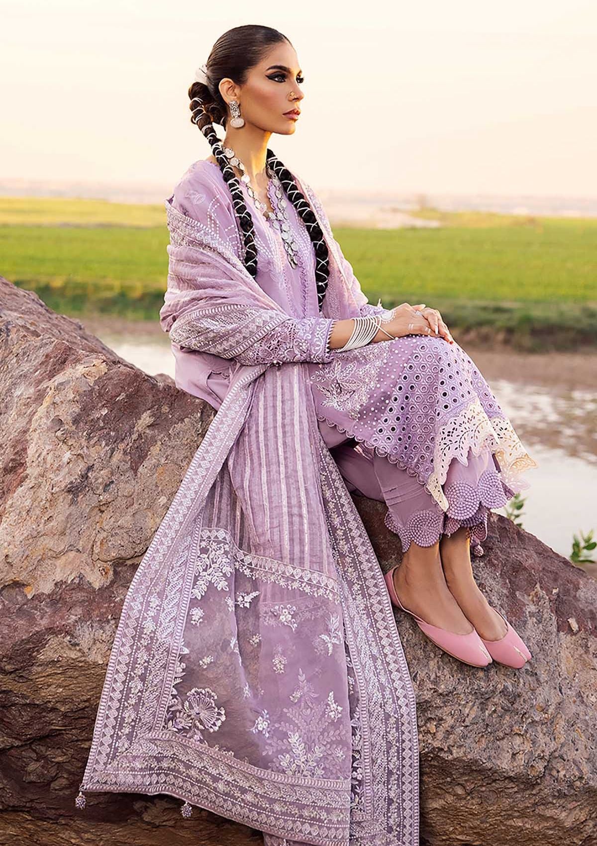 Lawn Collection - Nureh - Exclusive - Luxury - NSL#11 - Official Nureh - Agha Fabrics UK