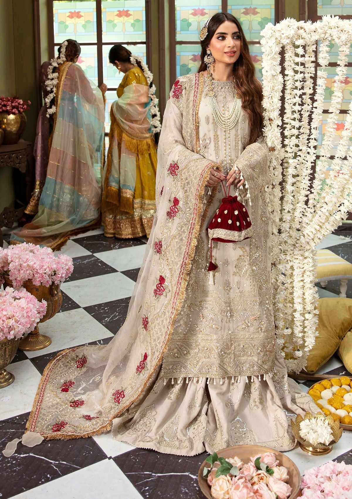 Formal Collection - Nureh - Jhoomro - NL#51 - FASANA - Official Nureh - Agha Fabrics UK