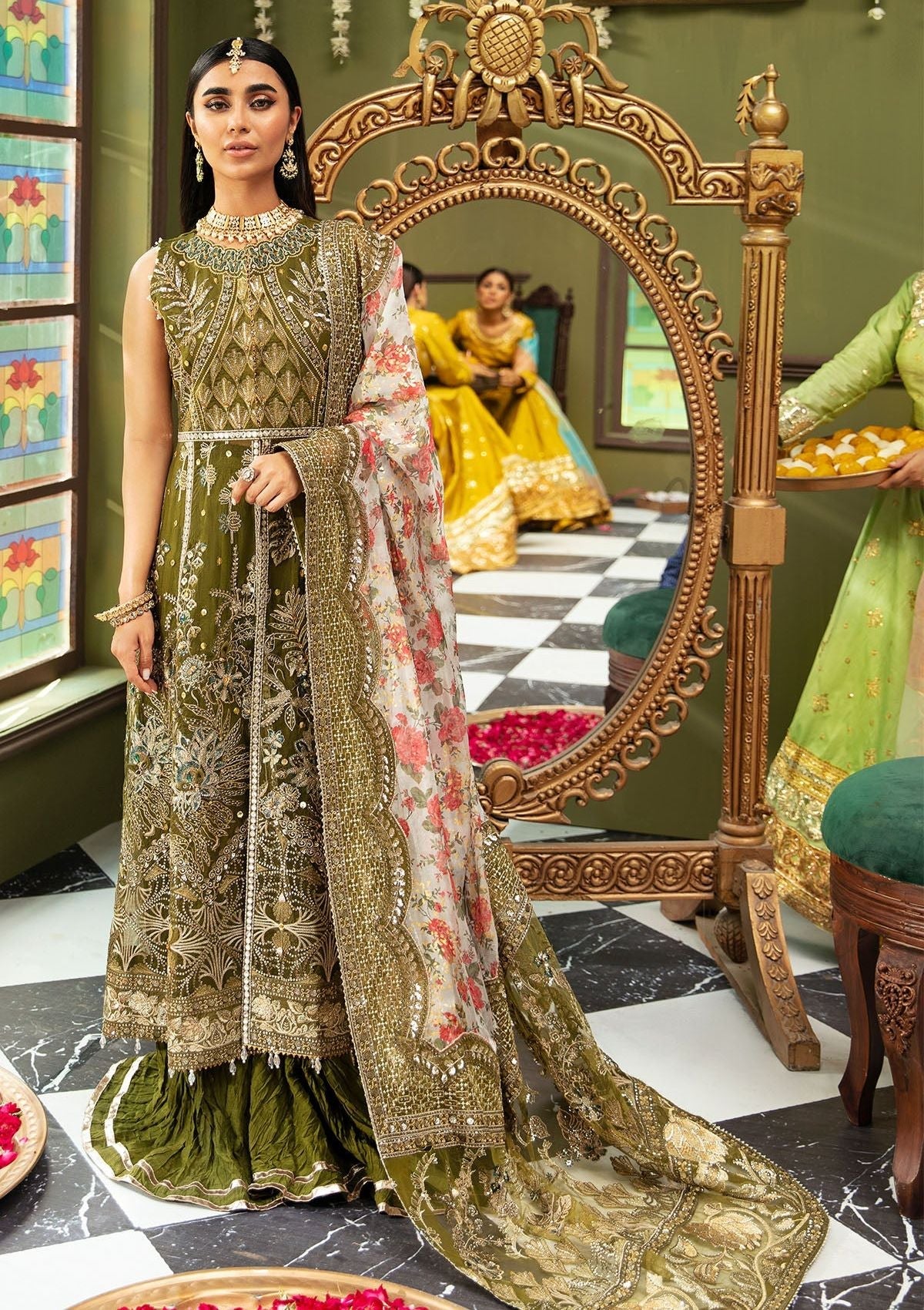 Formal Collection - Nureh - Jhoomro - NL#50 - NURA - Official Nureh - Agha Fabrics UK