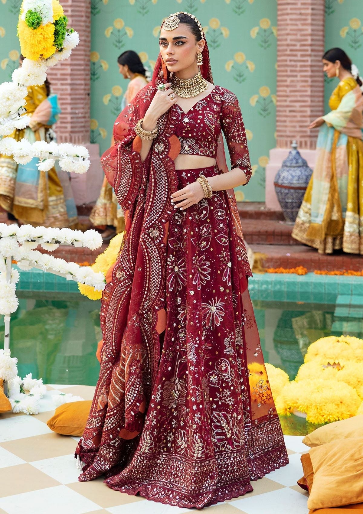 Formal Collection - Nureh - Jhoomro - NL#53 - MAHRO - Official Nureh - Agha Fabrics UK