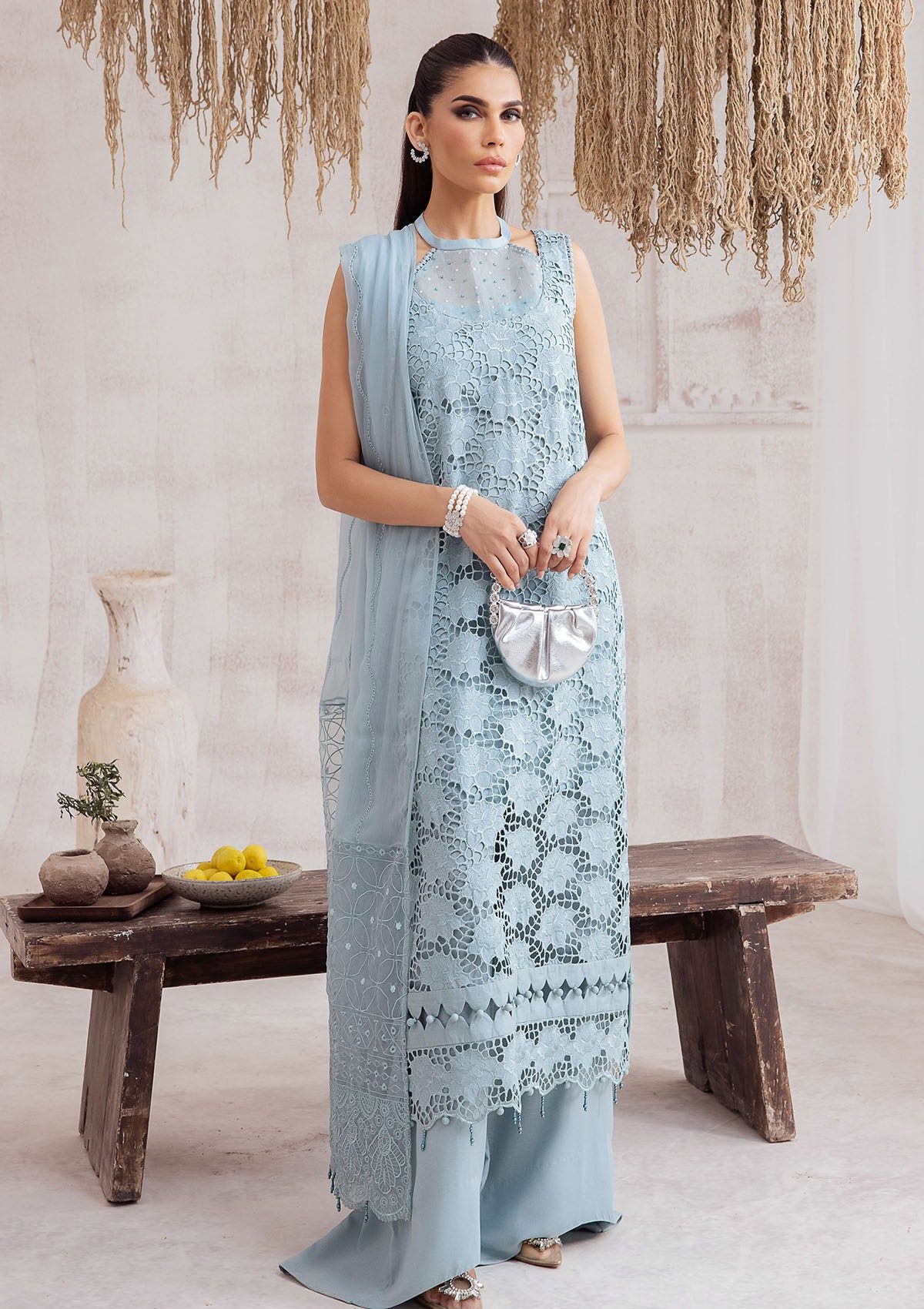 Winter Collection - Nureh - Exclusive - Karandi - NE#44 - Official Nureh - Agha Fabrics UK