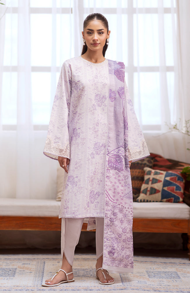 Seran | Ilara Cambric Edit | Lilas - Official Seran - Agha Fabrics UK