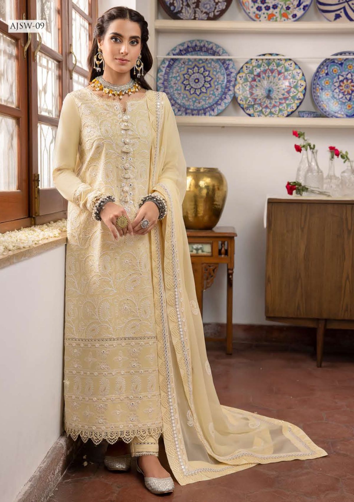 Formal Collection - Asim Jofa - Shadow Work - AJSW#09 - Official Asim Jofa - Agha Fabrics UK