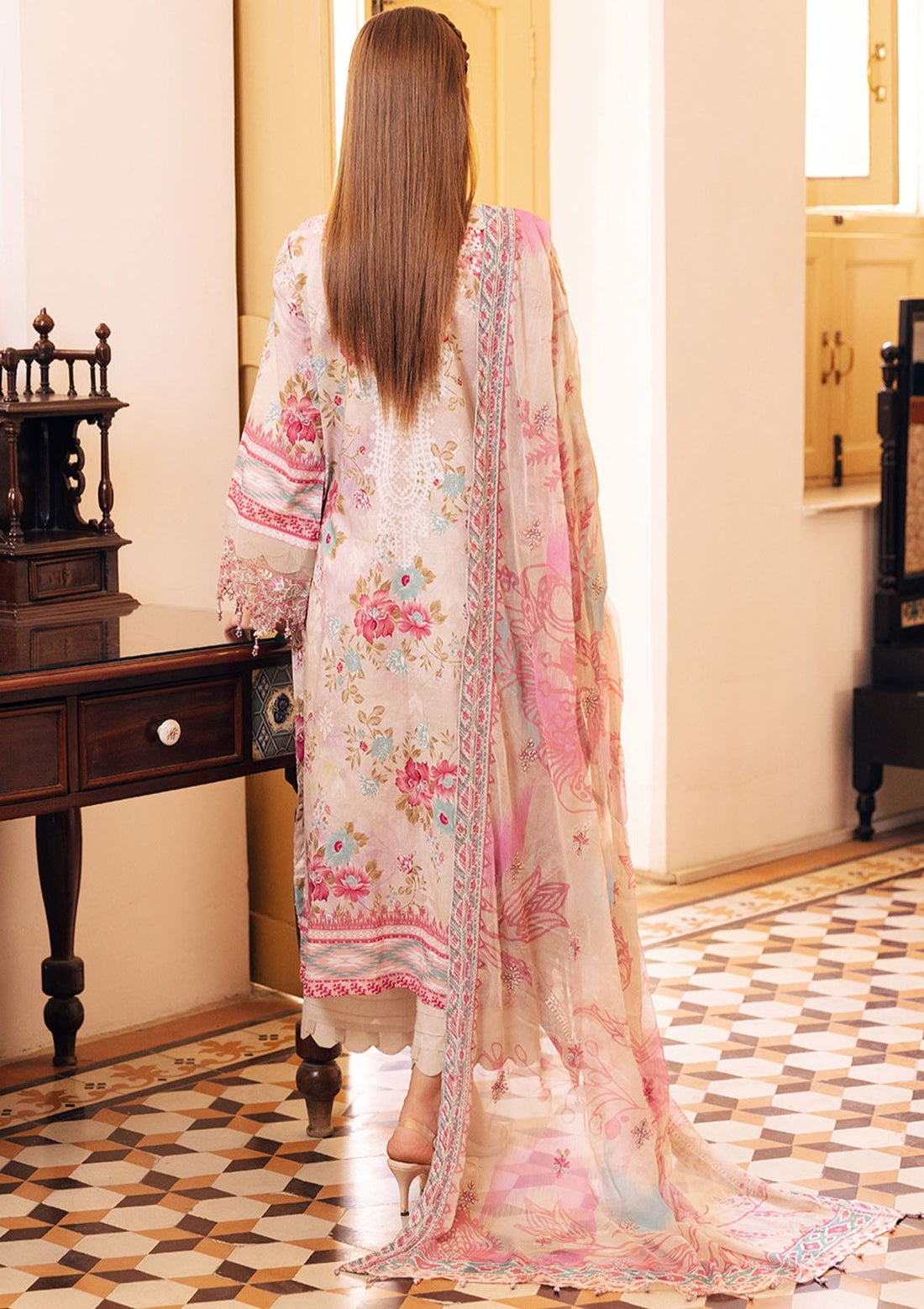Lawn Collection - Nureh - Gardenia - E/Print - NSG#119